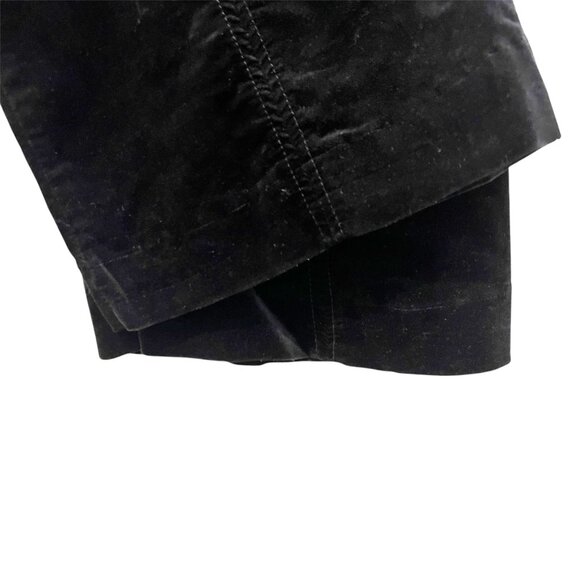 Anthropologie Pilcro Velvet Bell Bottom Black Overalls Size 31 - Picture 4 of 6